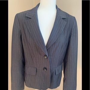 Ann Taylor Pinstripe Blazer-Size8 Single Breasted